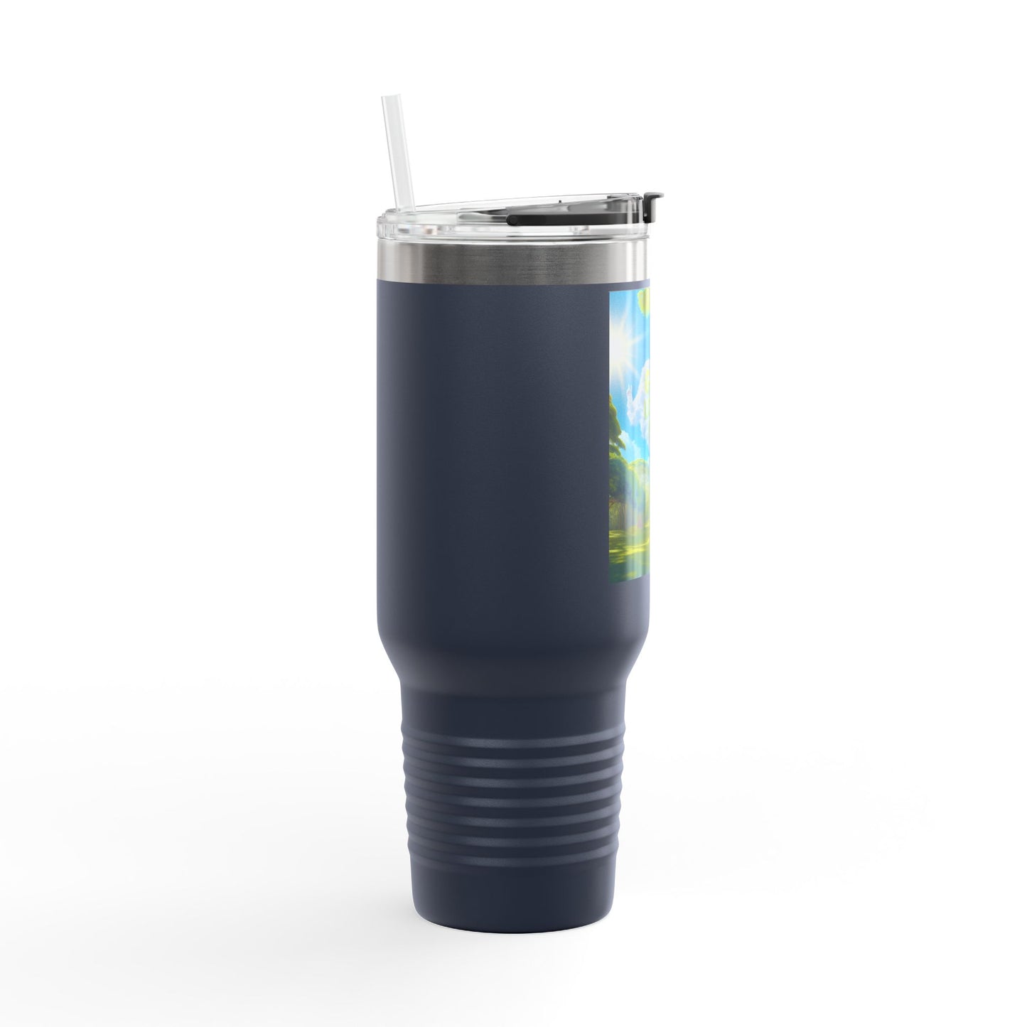 Inspirational Insulated Travel Mug, God Loves Me Mug, Motivational Coffee Tumbler, Eco-Friendly Travel Mug, Gift for Nature Lovers