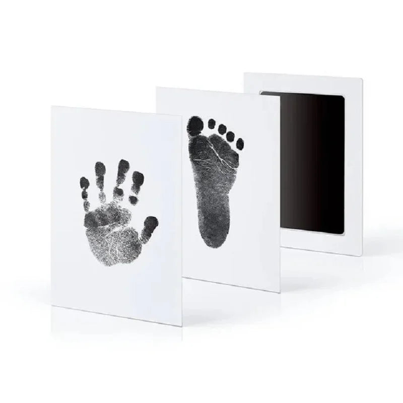 Baby Handprint Footprints Ink Pads 2/4pc Safe Non-toxic No-Touch Skin Inkless Inkpad Kit Souvenirs Gifts